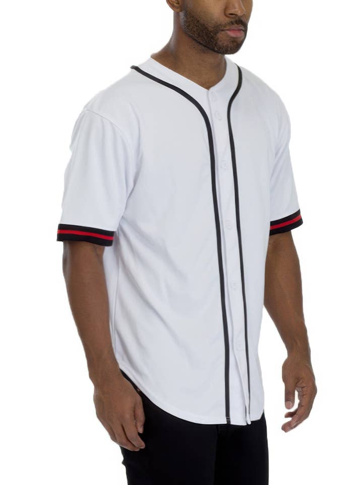 CC Wholesale Clothing - Wholesale Jersey - Men's - Men's Taped Baseball Jersey6