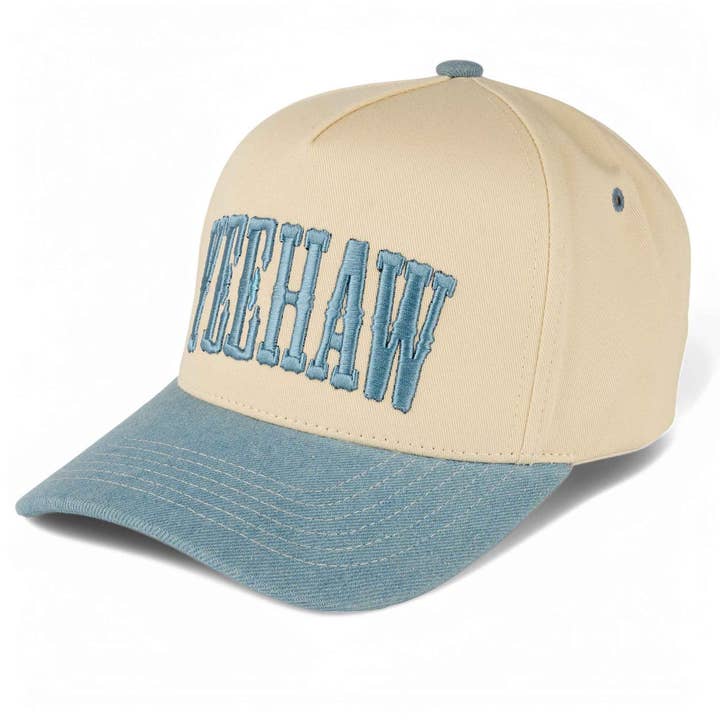 MiMi Wholesale - Wholesale Trucker Hat - Women's - TCM0046 "YEEHAW" Puff Embroidered Trucker Hat1