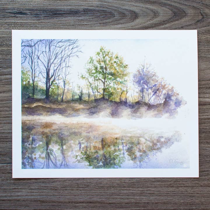 Impresión del río West Fork al amanecer para venta al por mayor de Octavia Spriggs Fine Art