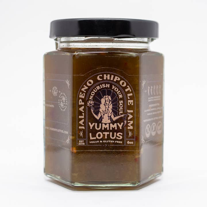 Jalapeno Chipotle Jam for wholesale by Yummy Lotus