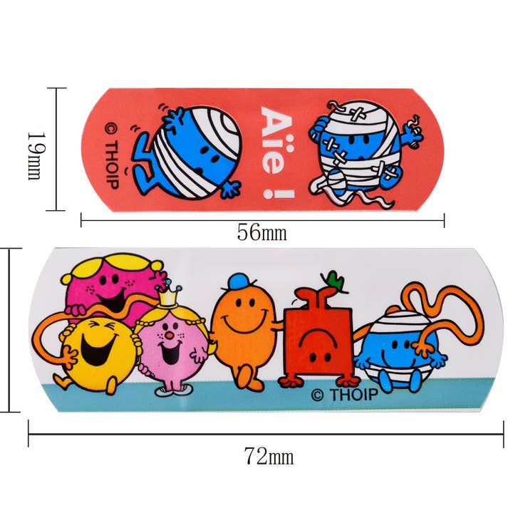 Takecare - Wholesale Bandaids/Bandages - Monsieur Madame - Metal Bandage Box (24 bandages)