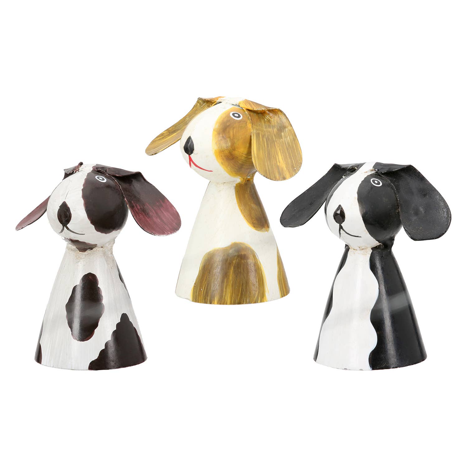 Fence figure dog Sparky 3-assorted white H. 7 cm, PU 9 for wholesale on Faire0