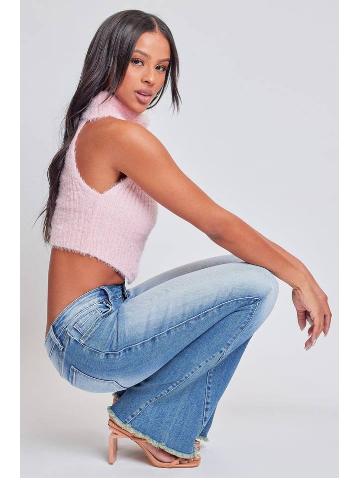 J Low Rise Fray Hem Flare Jeans-P211775 for wholesale on Faire3