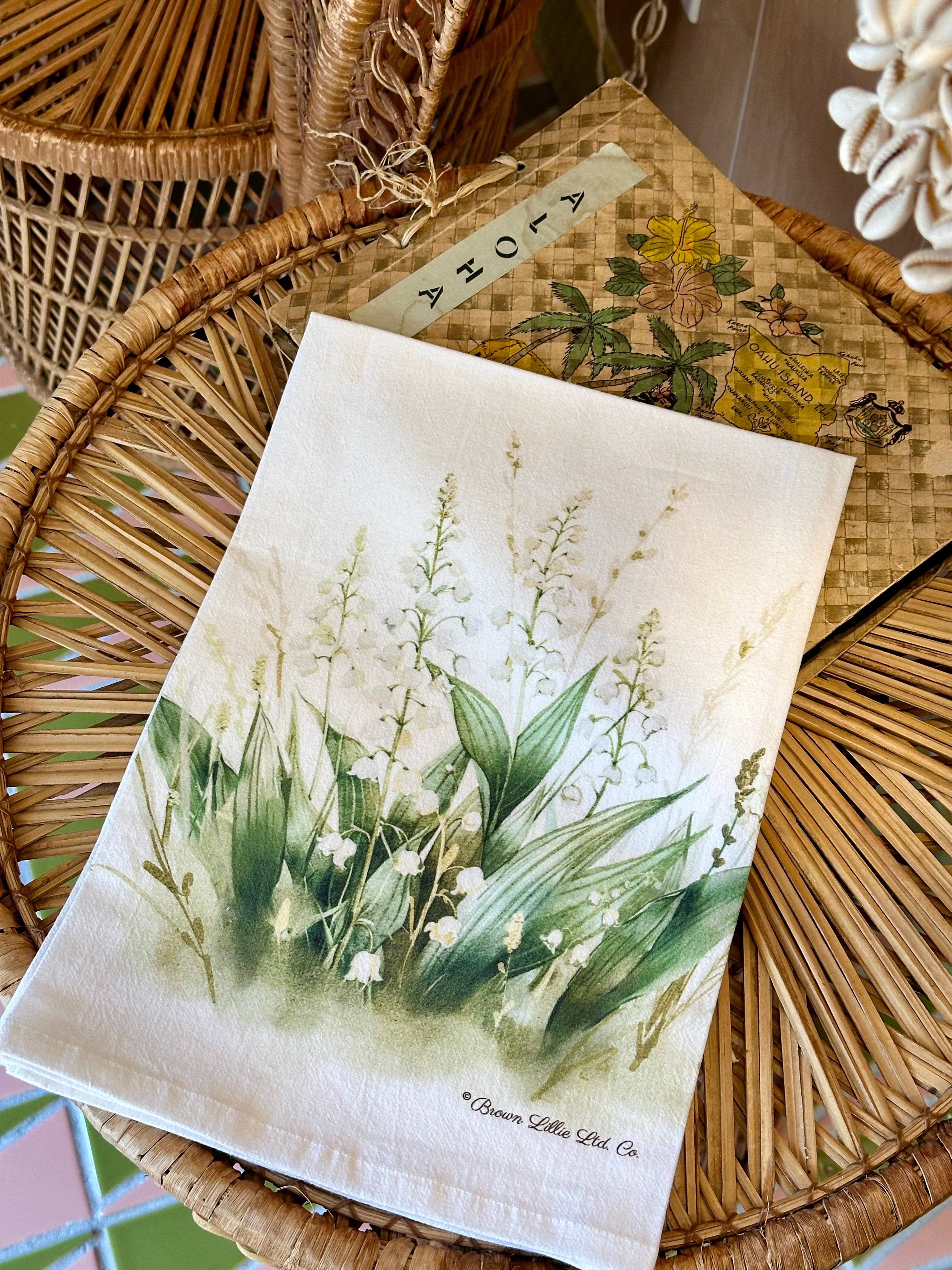 Brown Lillie – wholesale Kökshandduk – Liljekonvalj 28" Bästa Kökshandduk | 100% Ringspunnen Bomull6