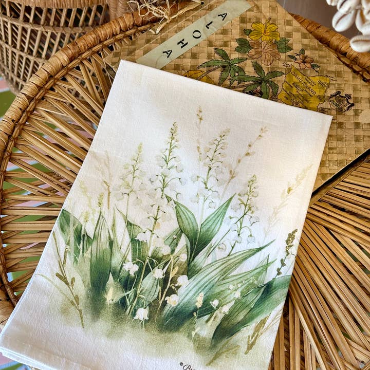 Brown Lillie – wholesale Kökshandduk – Liljekonvalj 28" Bästa Kökshandduk | 100% Ringspunnen Bomull6