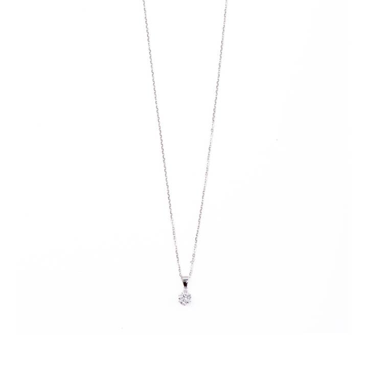 Collar de Plata de Ley 925 con Circonita Brillante acabado en rodio - Yedia para venta al por mayor de Luxenter