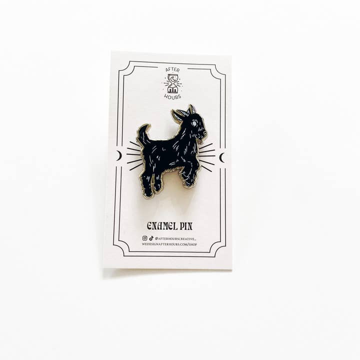 After Hours Creative - Wholesale Lapel Pin/Button - Goat Hard Enamel Pin2