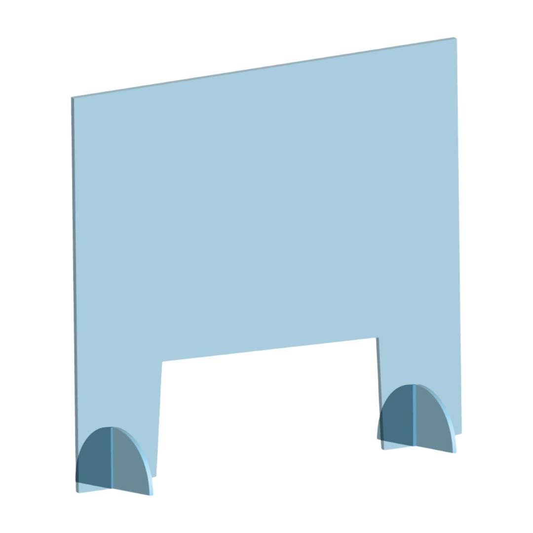 pirotta srl - Venta al por mayor Vitrinas - Mampara de Separación de Plexiglás1