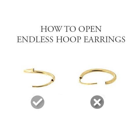 Hunter & Trove - Wholesale Hoop Earrings - Onyx 14K Gold Fill Hoop Earrings (Valais)9