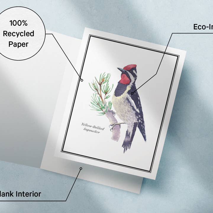 Twigs Paper - Wholesale Stationery/Notecard Set - Birds Greeting Card Set | Assorted Notecards5