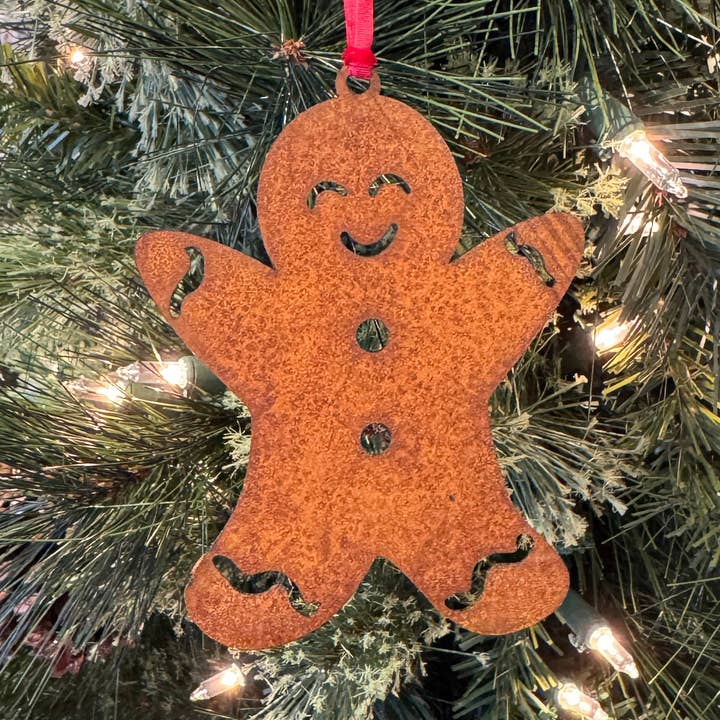 Gingerbread Man Ornament for wholesale by Songs of Joy