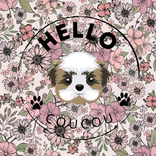 Hello Coucou - Wholesale Pet collar – Cat/dog - Blooming Gorgeous - Collar with Bell Dog Cat Puppy Kitten2