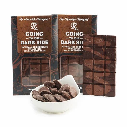 Chocolate Bar - Going to the Dark Side for wholesale by The Chocolate Therapist