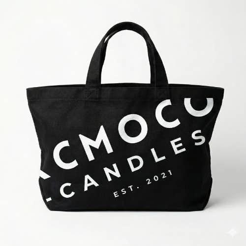 Grand sac fourre-tout XXL - Imprimé logo pour la vente par KCMOCO. Candles