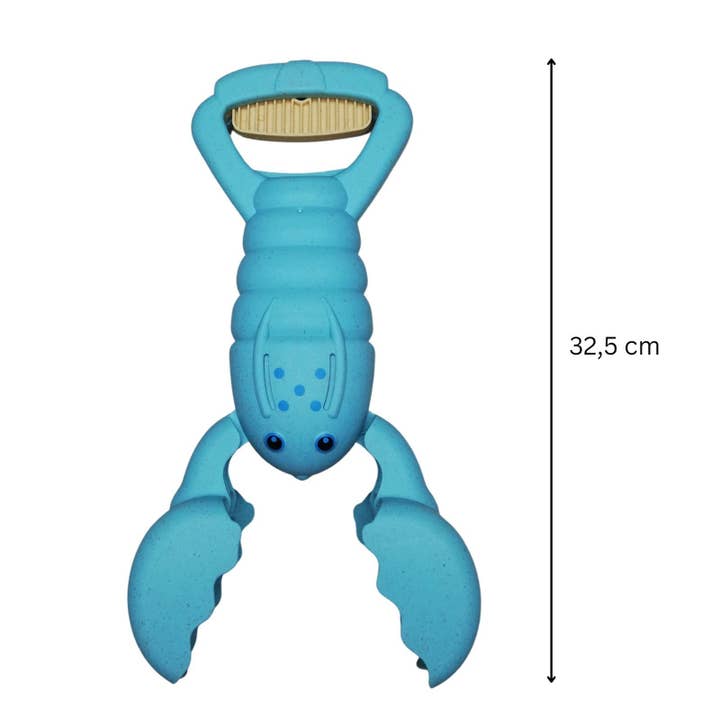 alldoro GmbH - Wholesale Beach/Pool Toy - Kids & Baby - Sand Snapper ecofriendly, blue sand gripper, crab design