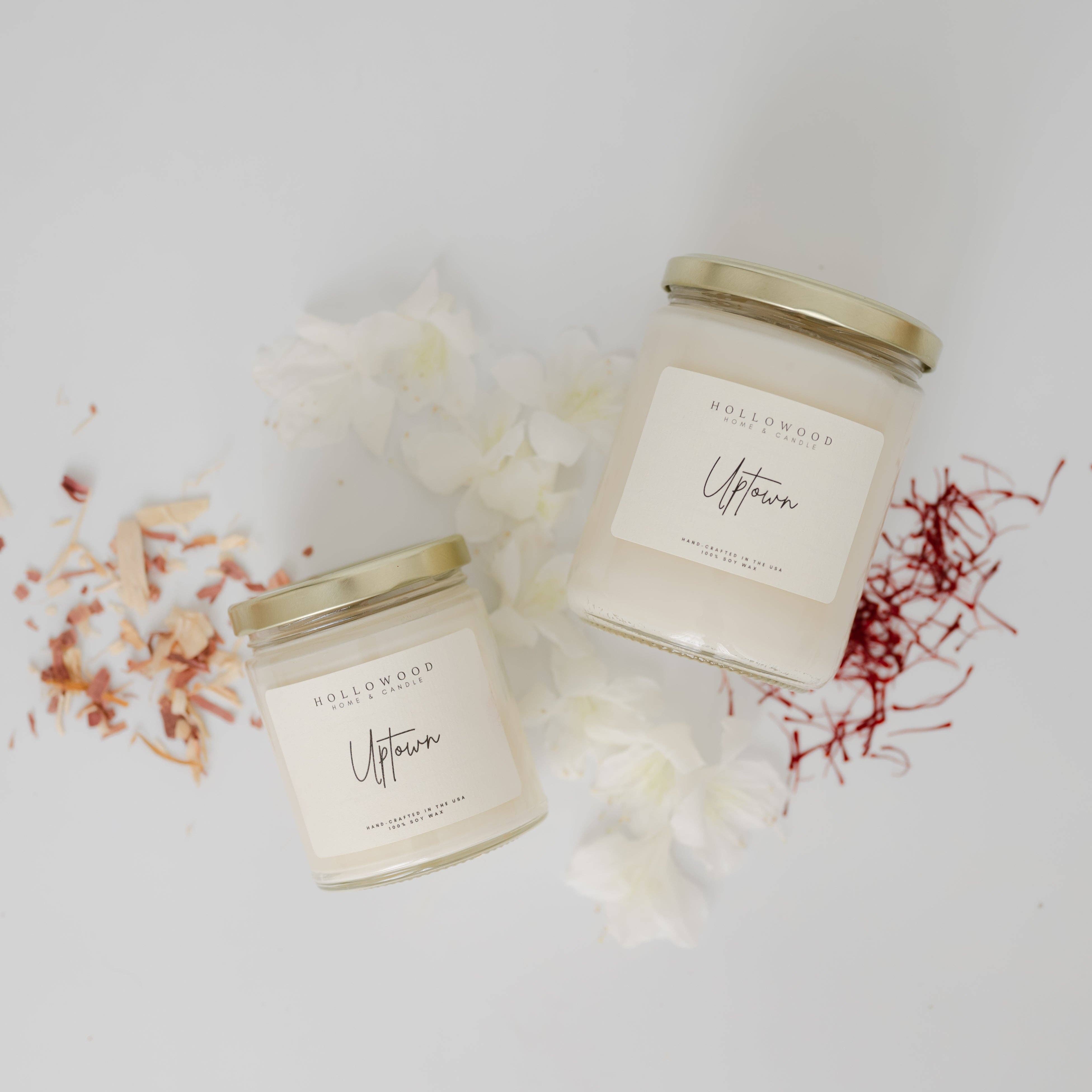 HOLLOWOOD FRAGRANCE - Vente Bougie en bocal - UPTOWN | BOUGIES4