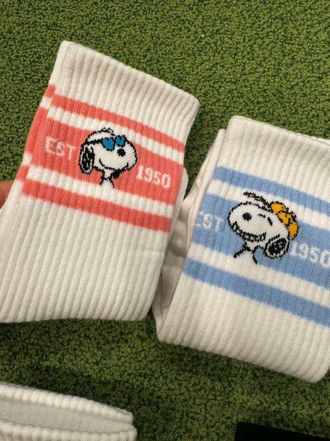 K-Wonderland – wholesale Strumpor - Unisex – Peanuts Variety Snoopy Sports Crew Ankelstrumpor 6