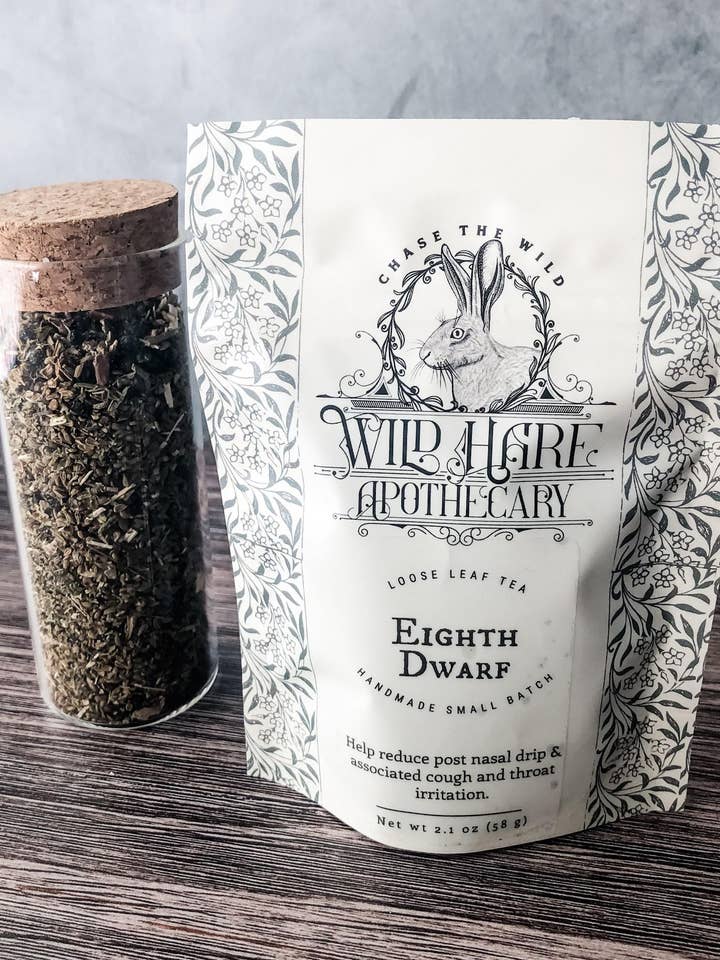 Eighth Dwarf Tea Blend for wholesale by Wild Hare Apothecary