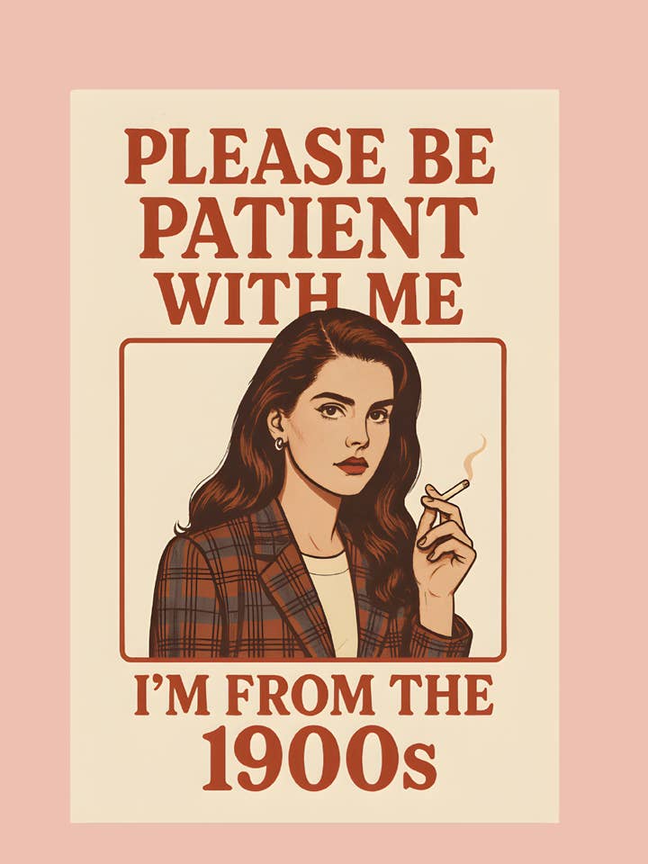 Sei geduldig mit mir Aufkleber für den Großhandel von inviting affairs paperie