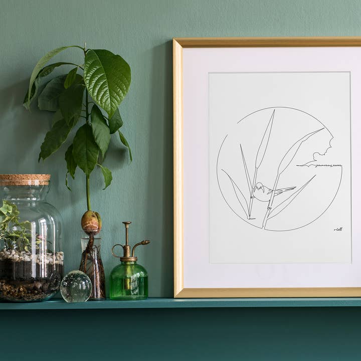 In Balance — Fine Art Illustration — A3 Print for wholesale by Cosette et les lys