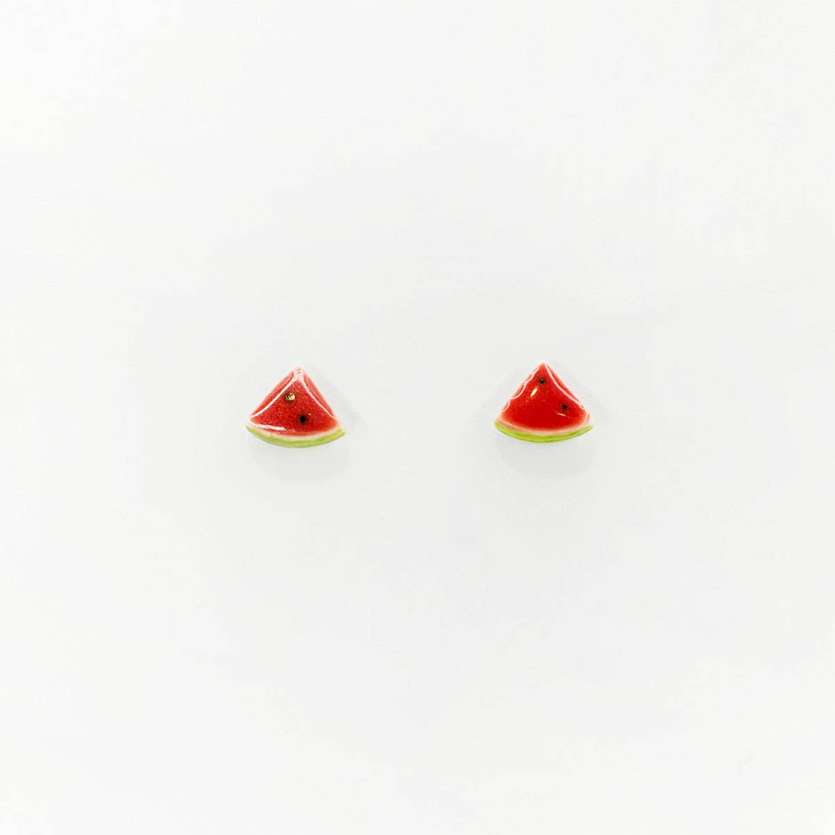 La Petite Épicerie – Großhandel Ear-Jackets/-Climbers – Porzellan-Ohrringe – Wassermelone2