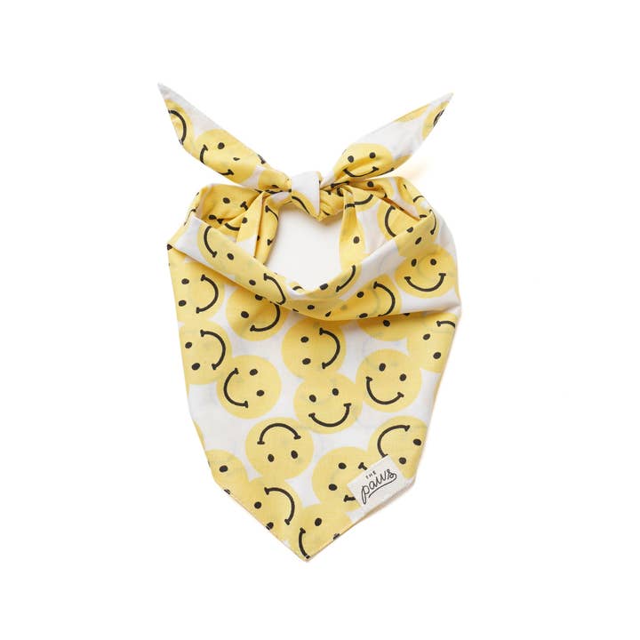 The Paws - Wholesale Pet Bandana - Dog - Smile Dog Bandana