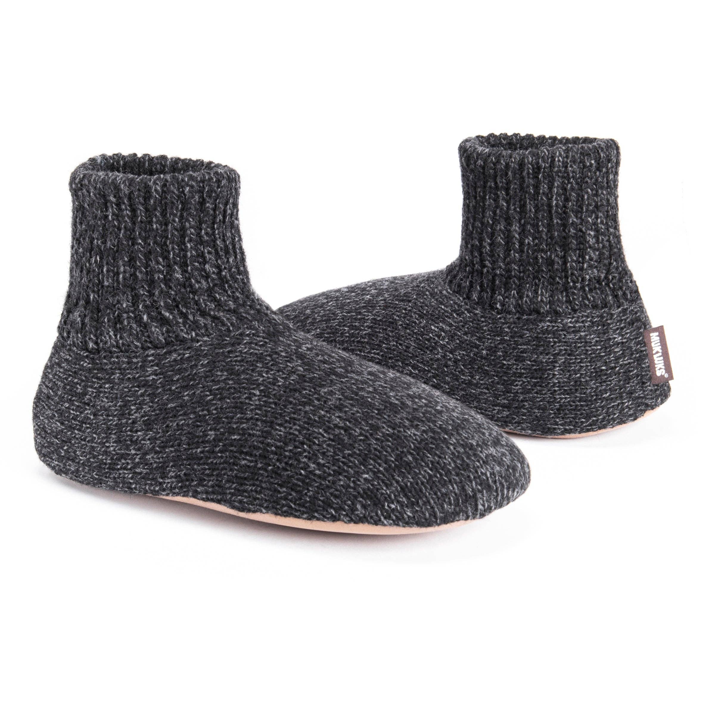 Muk Luks - Wholesale Sock Slippers - Men's - Muk Luks Men's Morty Ragg Wool Slipper Sock13