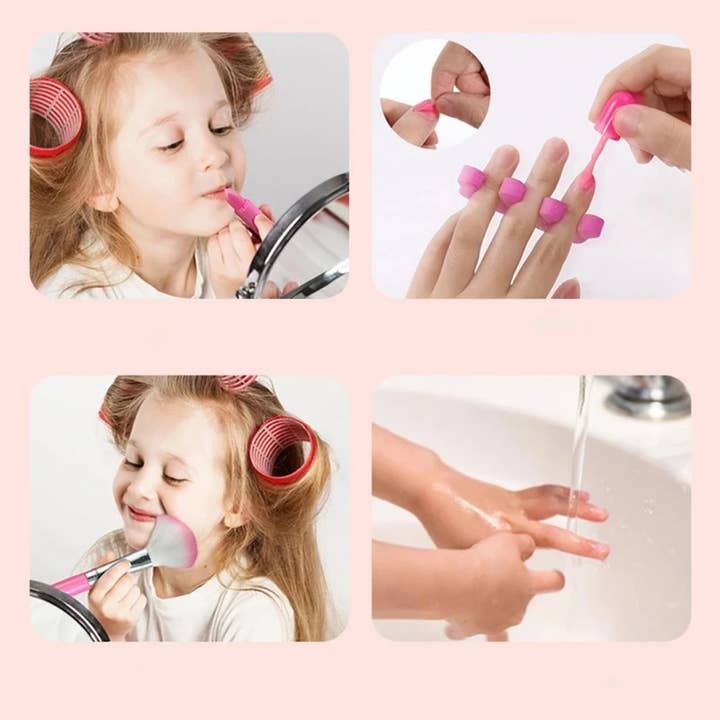 Queen Esther's Essentials - Vendita all'ingrosso Trucco - Bambini - Set trucco per bambini, giocattoli per il trucco non tossici, kit giocattolo lavabile 1