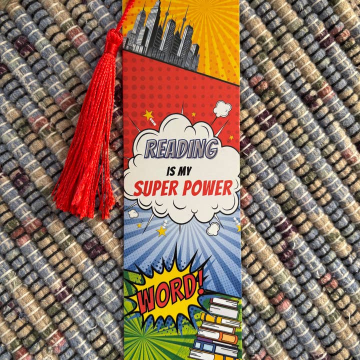 Leggere è il mio superpotere Segnalibro per la vendita all'ingrosso da parte di Love Grace & Hope