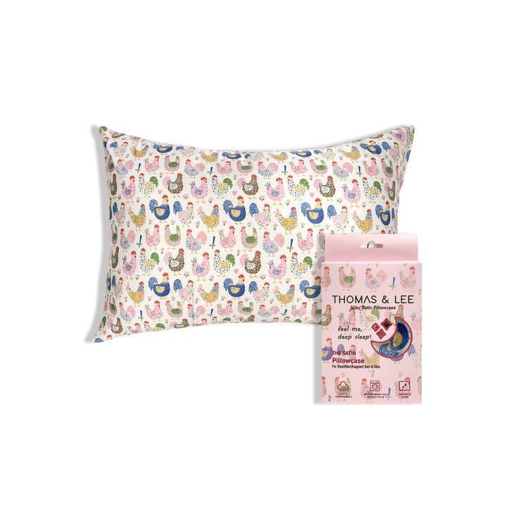 PREORDEN PRE-EMPAQUE Funda de Almohada de Satén Sedoso – Colección de Primavera Envía 15/3 para venta al por mayor de Thomas and Lee Company