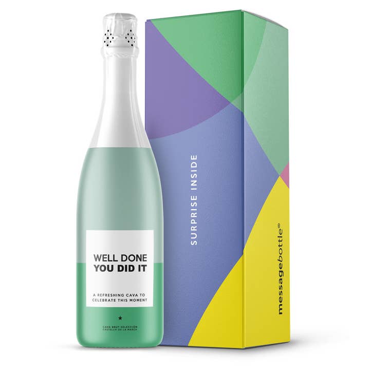 MessageBottle - Well Done You Did It Cava voor wholesale door MessageBottle
