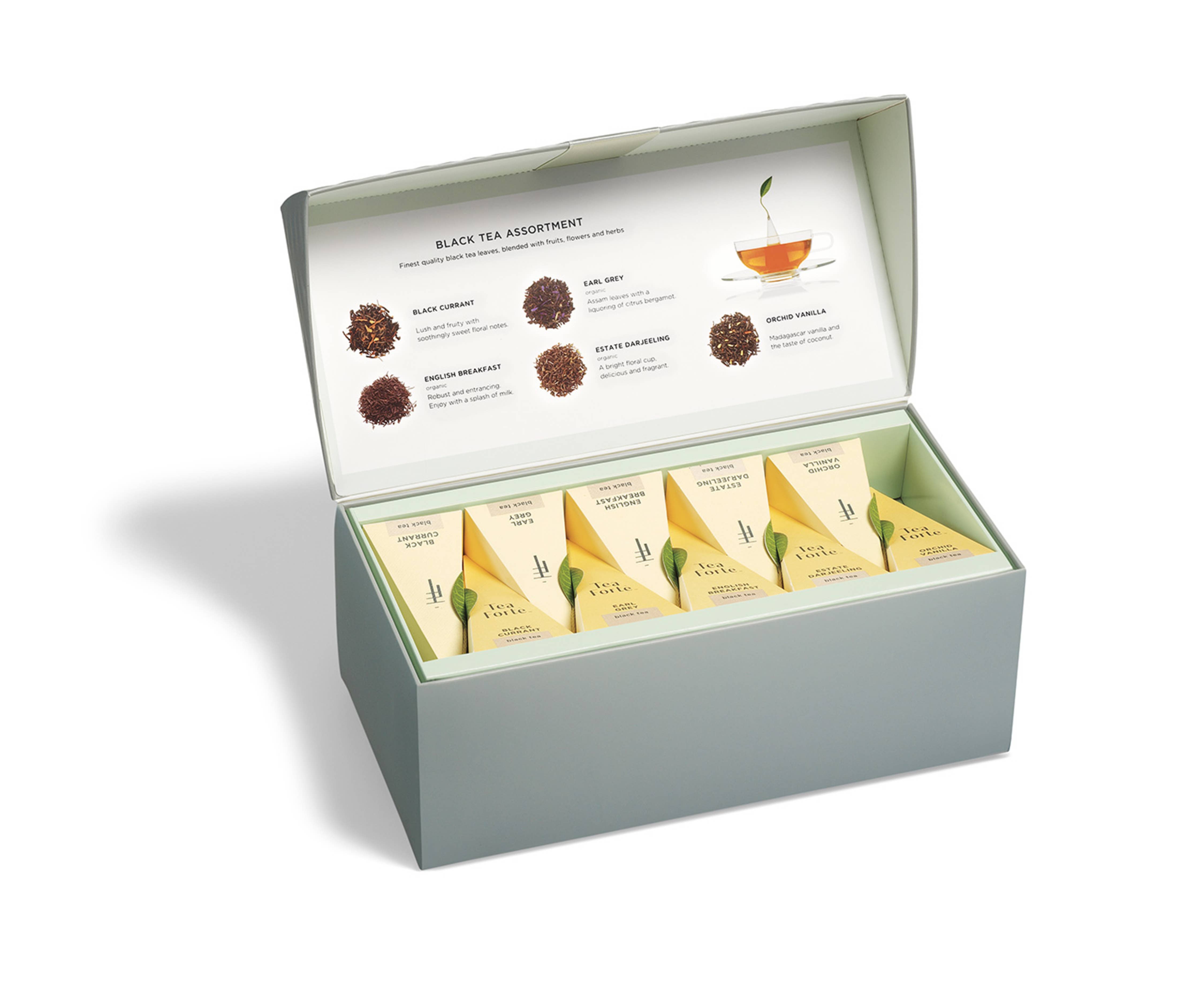 Tea Forte - Wholesale Tea Bags - Tea Forte Black Tea Assortment Presentation Box2