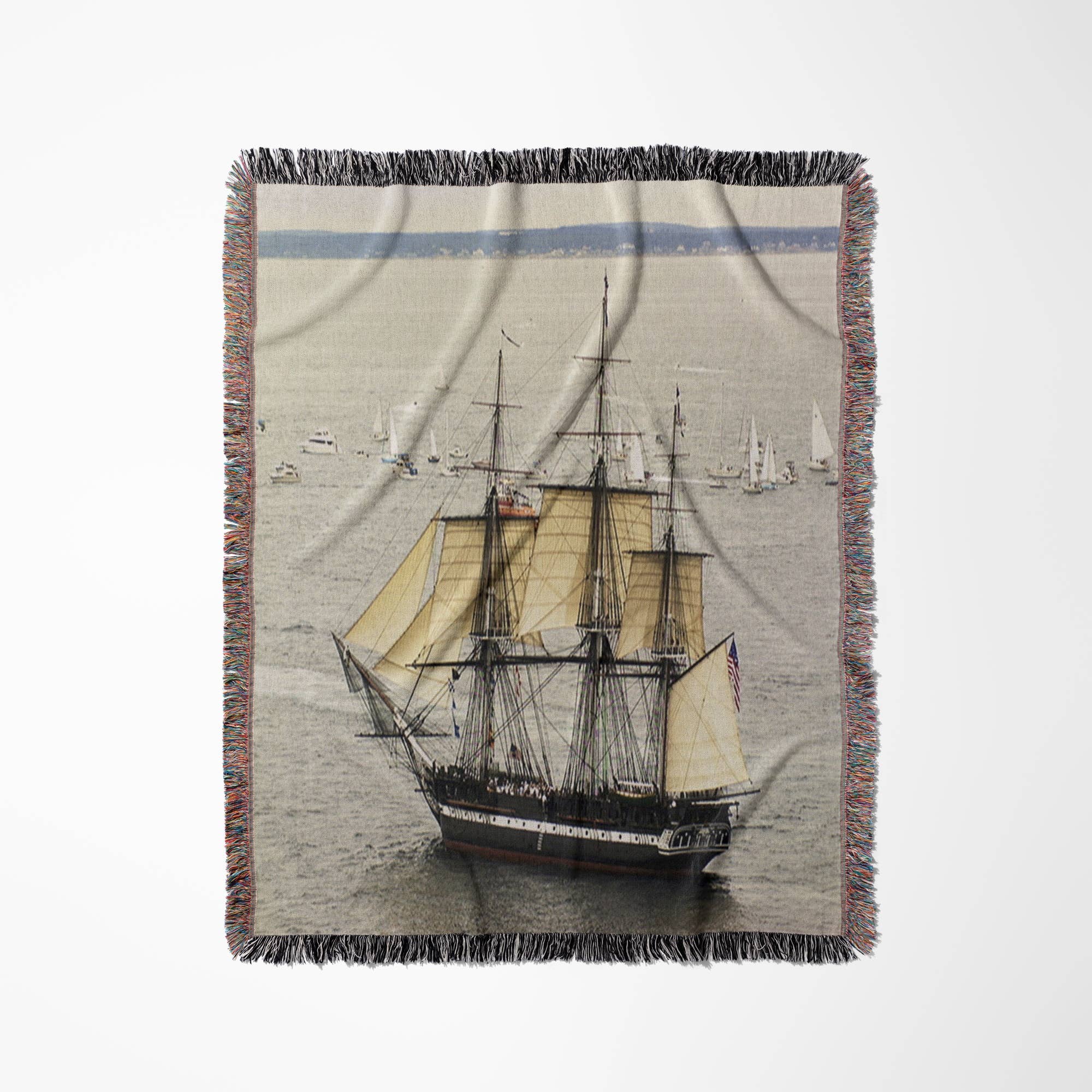 3dRose - Vente Plaids - 3dRose, USS Constitution, Couverture0
