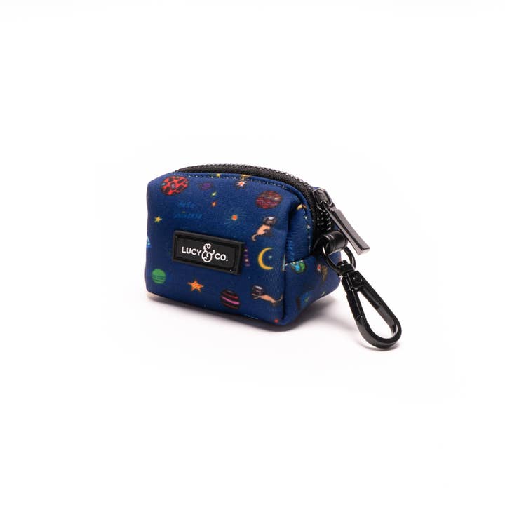 Lucy & Co. - Wholesale Pet Poop Bag Dispenser - Space Doodle Poop Bag Holder