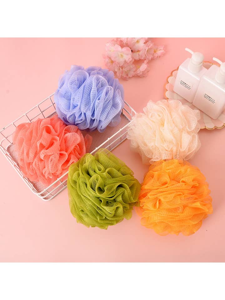 Papo - Foaming Bath Loofah Candy Color Wholesale for wholesale by WEST AUSSIE SUPPLIES