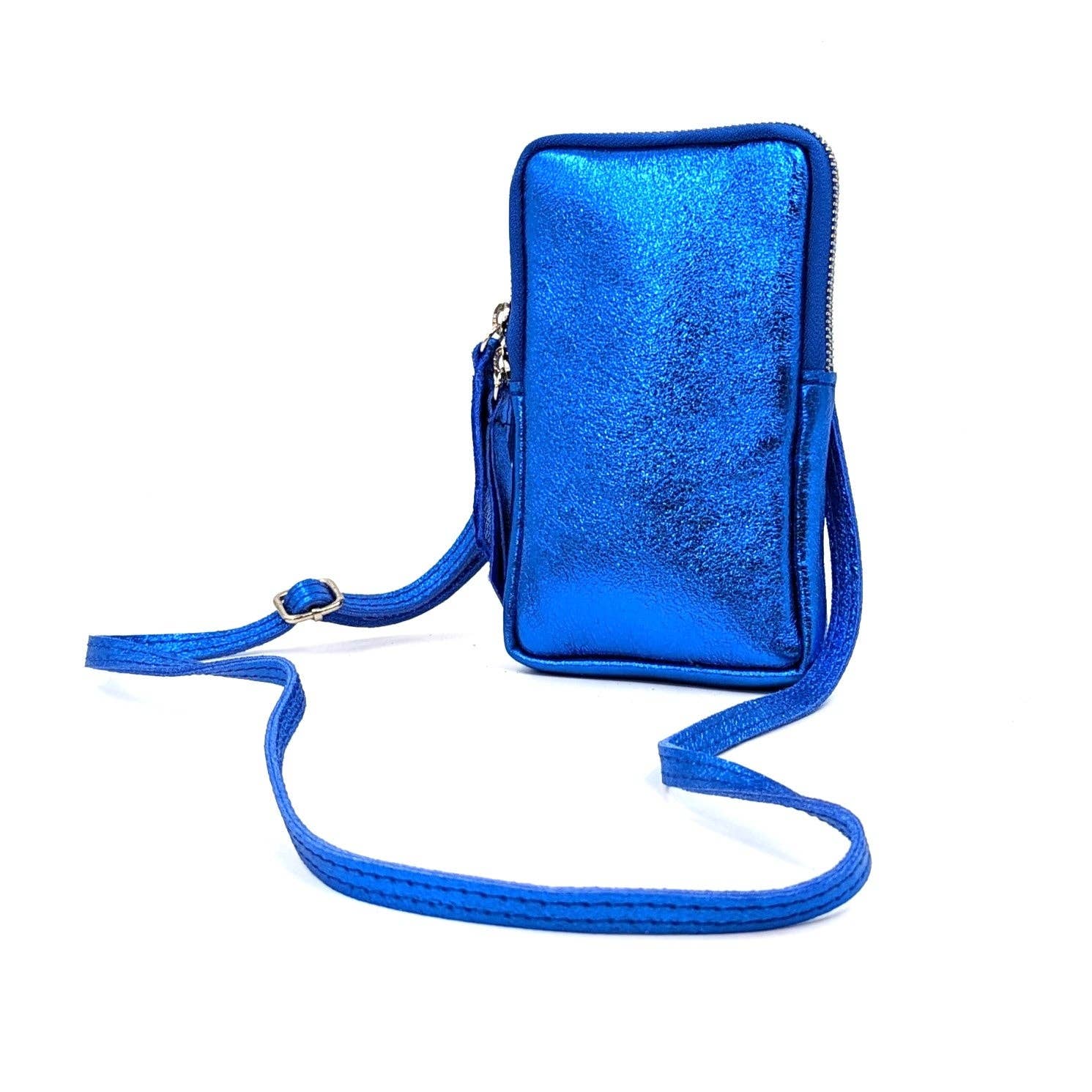 Tempest Designs – wholesale Crossbody bag – Women's – Essential metallic leather cross body phone bag/purse7