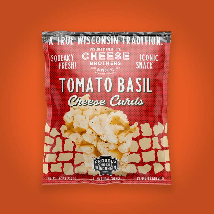 Cheese Brothers - Wholesale Cheese - Tomato Basil Cheese Curds *Ships Fresh Daily*