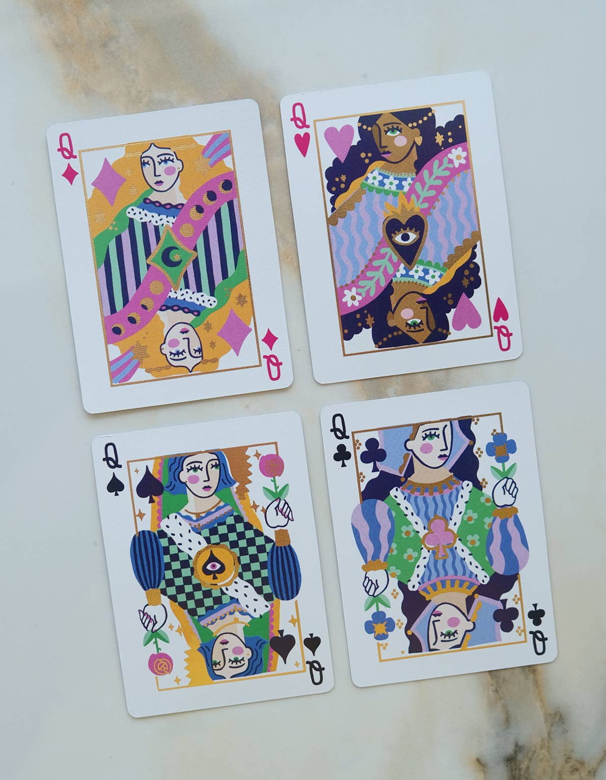 Idlewild Co. - Vente Jeu de cartes - Cartes à Jouer Neon Royals | Jeu Standard4