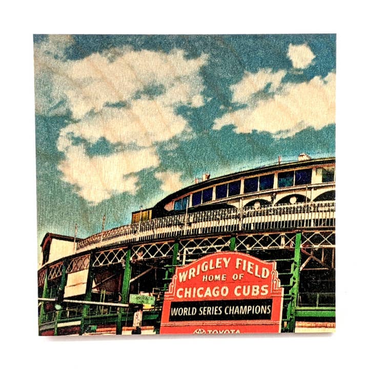 Coaster - Chicago - Wrigley Field for wholesale by Homespun Goods