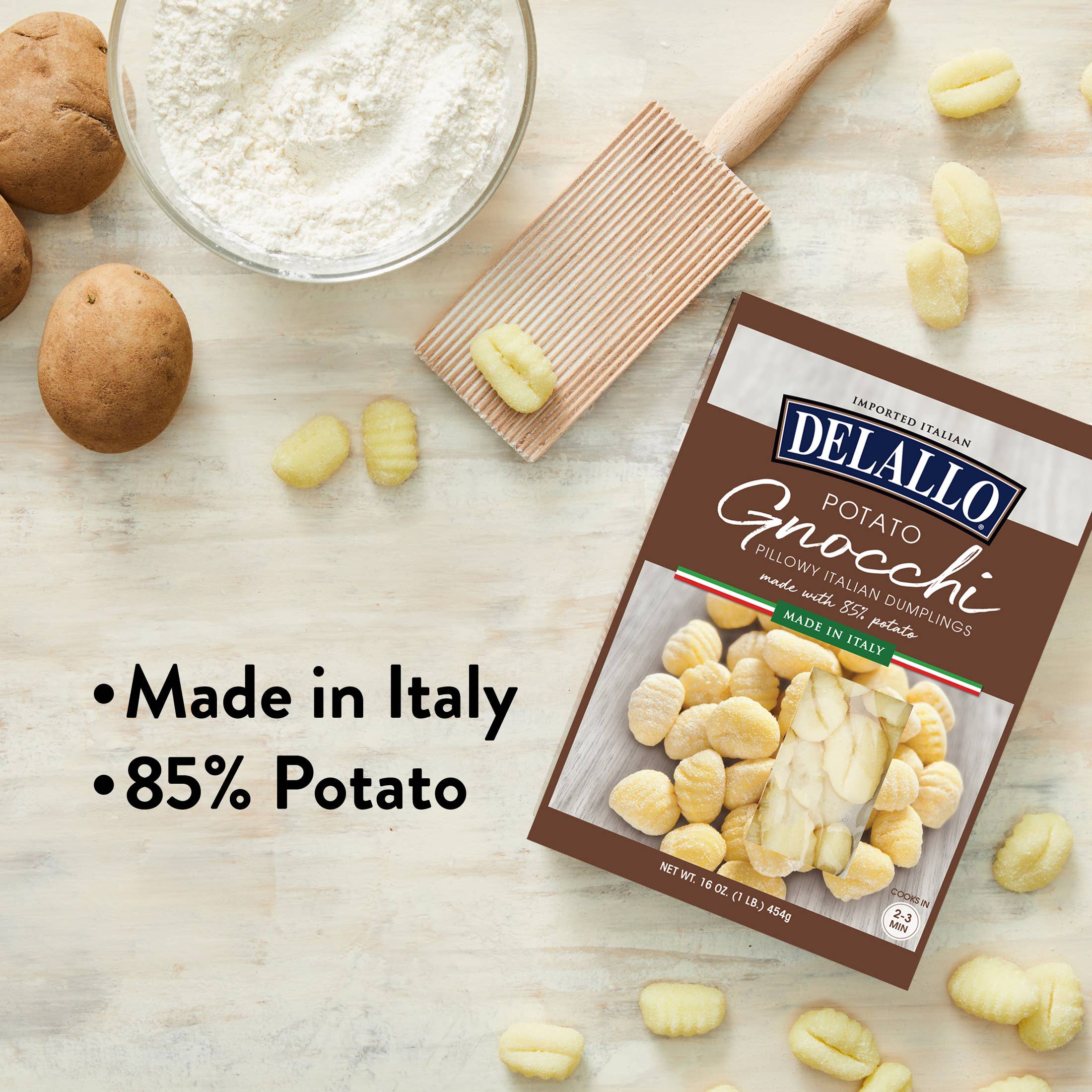 Delallo - Wholesale Pasta - Potato Gnocchi4