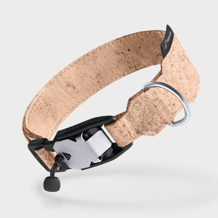FollowPaw AirTag Dog Collar Cork Leather for wholesale by FollowPaw
