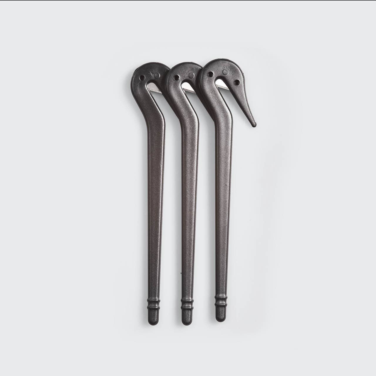 KITSCH - Wholesale Hair Accessories Set - Women's - Eco-Friendly Elastic Cutters 3pc Set - Black1