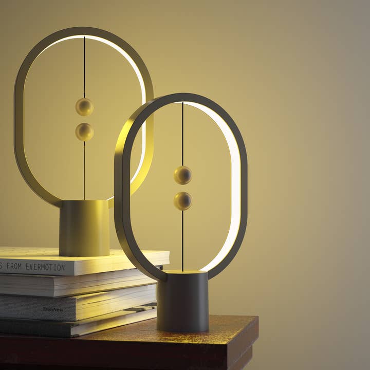 Allocacoc DesignNest - Wholesale Accent/Desk Lamp - Heng Balance Lamp Ellipse Mini USB-C; Portable; LIGHT WOOD 15