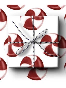 Peppermint Wrapping paper for wholesale by k.Patricia Designs