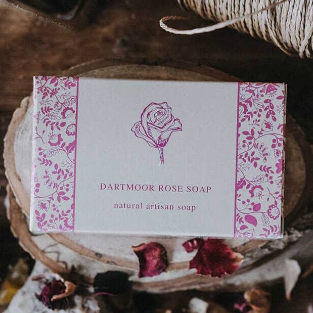 Dartmoor Rose Soap for wholesale by The Dartmoor Soap Company