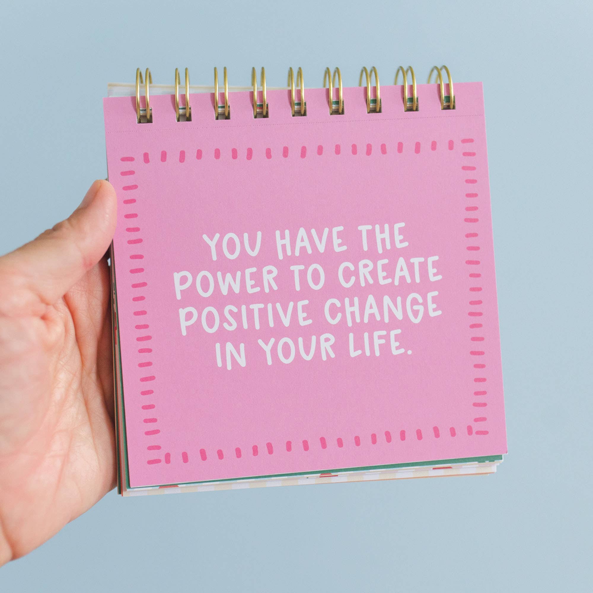 Pippi Post – Engroshandel Skilt til skrivebord/bordplade – 52 uger med bekræftelser - Skrivebordsflipkalender7