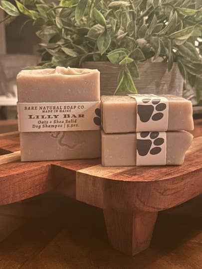 Bare Natural Soap Co - Wholesale Pet Shampoo - Dog - Lilly Bar | Natural, Plant-Based, Plastic-Free Dog Shampoo B