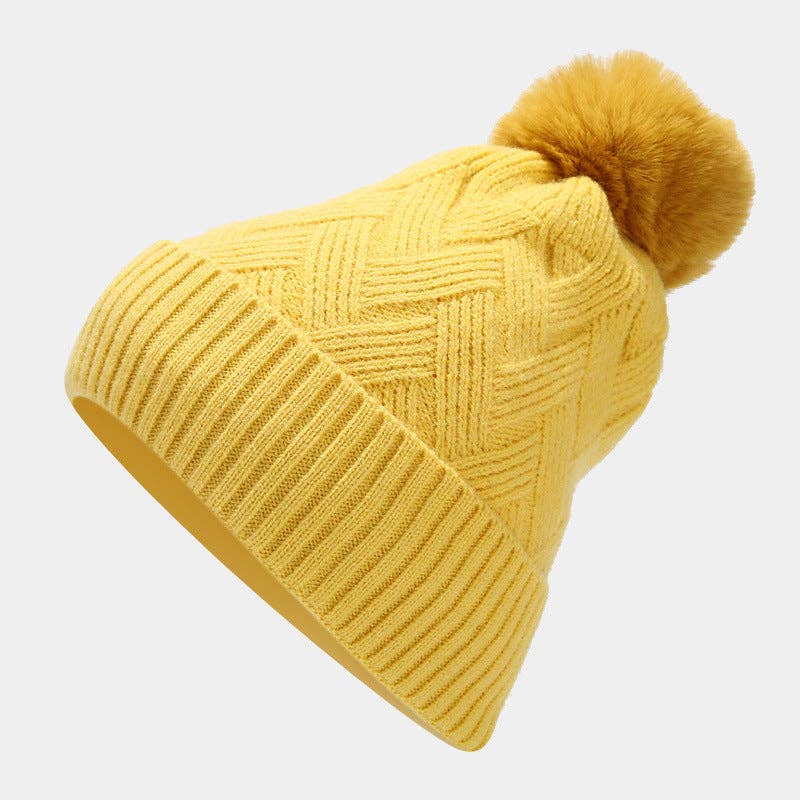 Dipped Shop - Wholesale Winter Accessory Set - Women's - 3PCS Solid Color Twist Hat & Scarf Sets DPHS03449