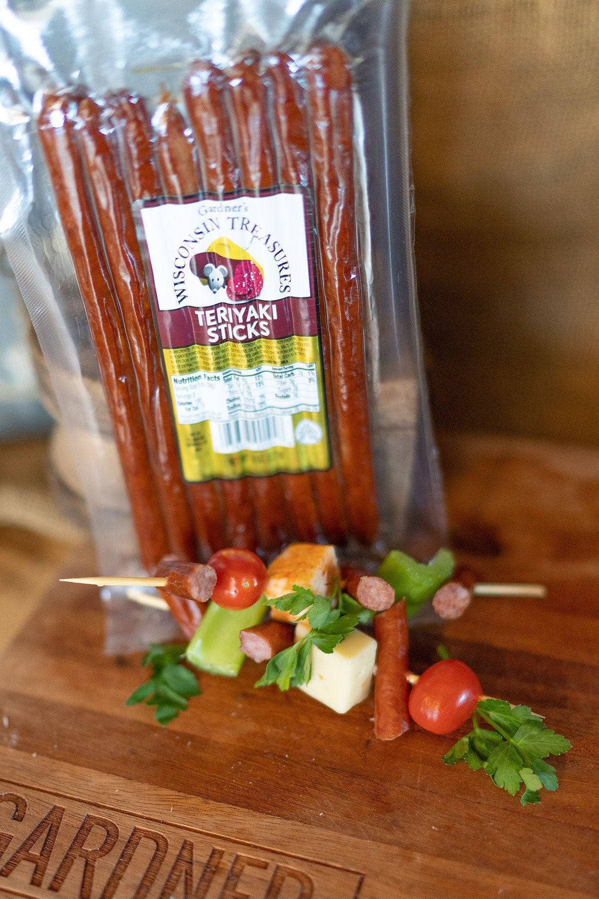 Gardner's Wisconsin Cheese and Sausage - Wholesale Jerky - Teriyaki Snack Sticks