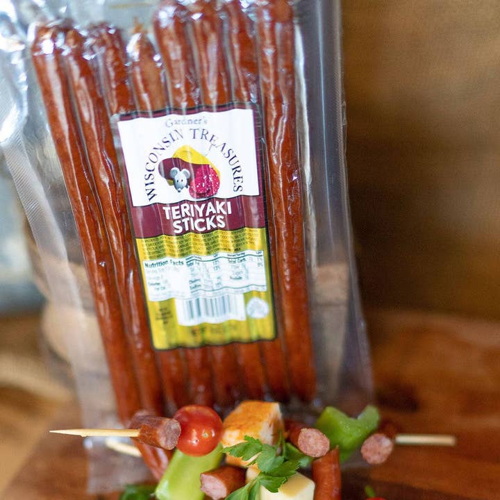 Gardner's Wisconsin Cheese and Sausage - Wholesale Jerky - Teriyaki Snack Sticks